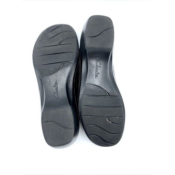 Clarks Bendables MAY POPPY Brown Croc Embossed Slip On Loafers WOMENS SIZE 9.5N - Picture 6 of 7